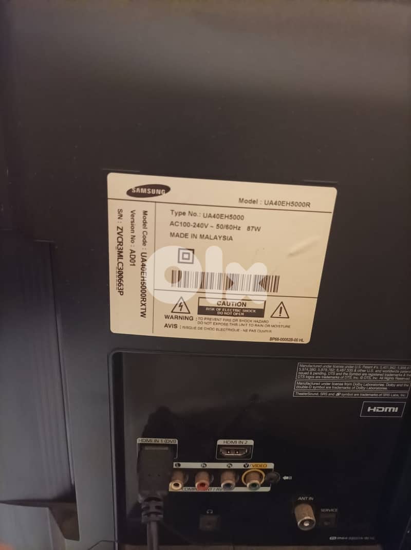 SAMSUNG 40” Series 5 Full HD LED TV (Like New) 3