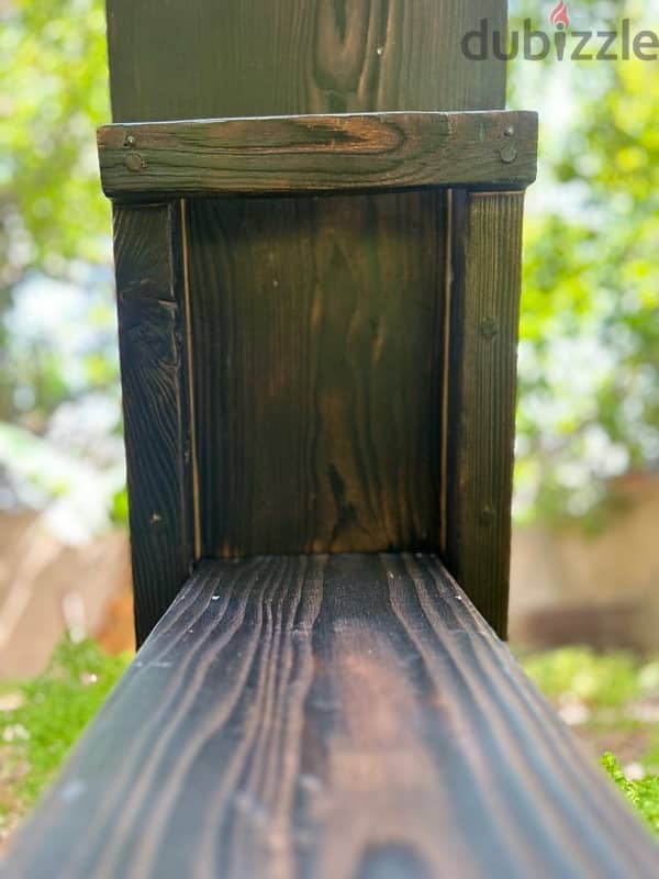 Shou Sugi Ban stargazing chair (aka viking chair) 4