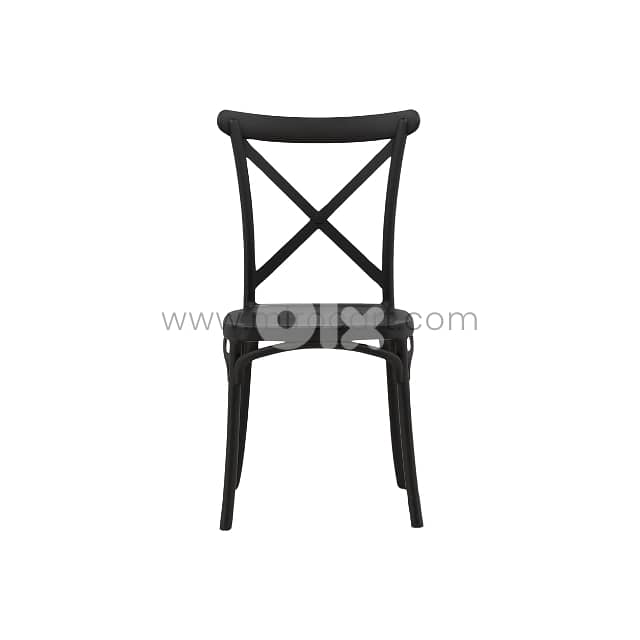Minimalist Cross-Back Dining Chair – Stackable & Ultra-Durable (120kg) 15