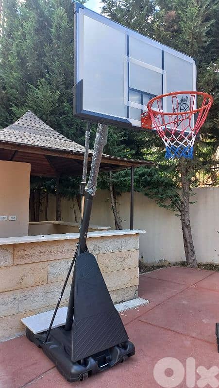 Now 380$ before 480$ movable hoop basketball stand 0