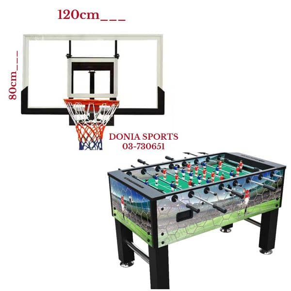 only 420$ for (2items) basketball hoop mounted + babyfoot 0