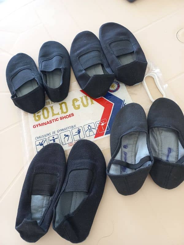 Black Mesh Gymnastics Shoes for Boys & Girls 2