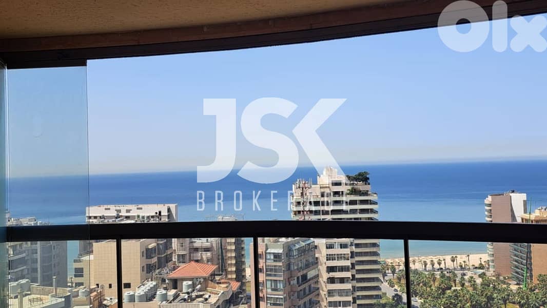 L17838-Apartment with Amazing Sea View For Sale in Ramlet El Bayda 0