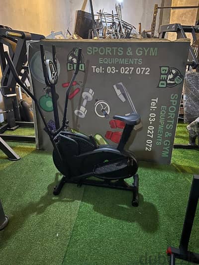 Eliptical and Bicycle Machine GEO sport معدات رياضية متنوعة