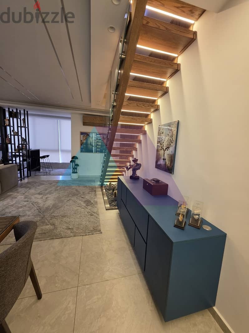 4 parking lots, Lux, Furnished 200m2 Duplex +50m2 Terrace Dikweneh 0