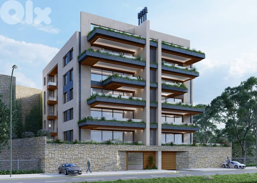 Lux Under construction apartment +terrace 4 sale Bet Mery بيت ميري 0