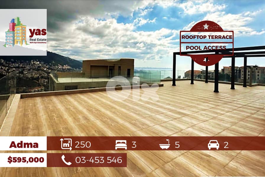 Adma 250m2 | Rooftop Terrace 240m2 | Panoramic Sea View | PA | 0
