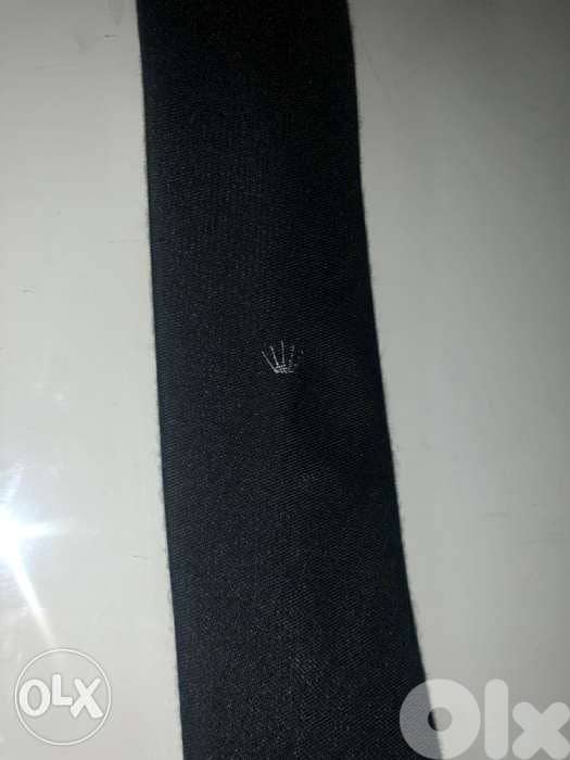 Men accesories, clothing, Cravate for MEN, classy black, ROLEX brand 2