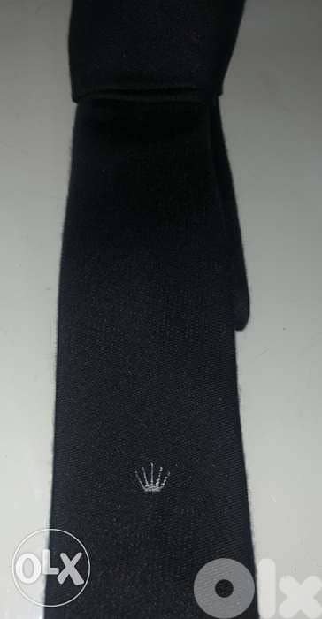 Men accesories, clothing, Cravate for MEN, classy black, ROLEX brand 6