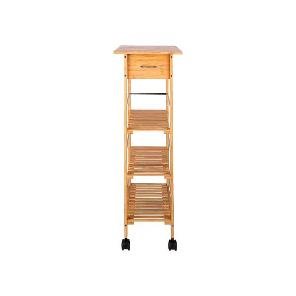 livarnohome bamboo kitchen trolley 1