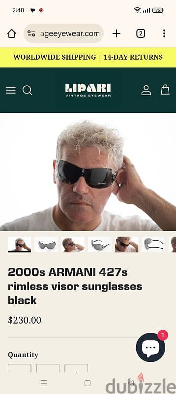 Armani sunglasses masque men/women 2