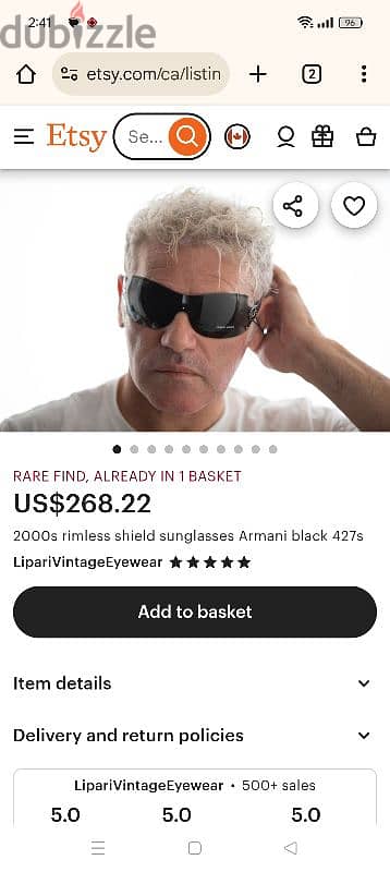 Armani sunglasses masque men/women 3