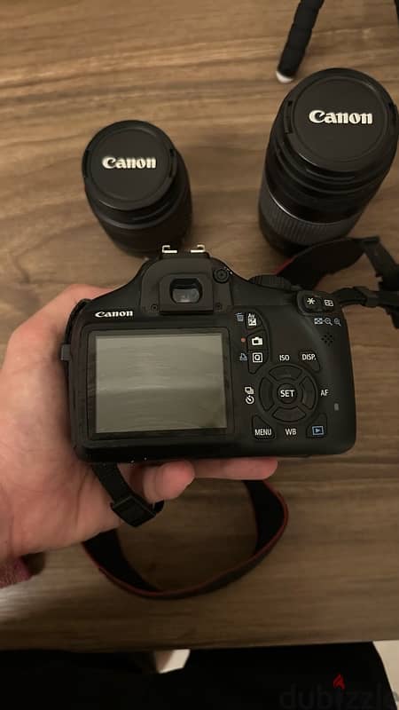 Canon 1100D Full Kit + 2 Lenses + Flash 2
