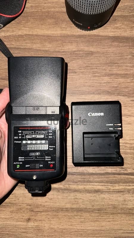 Canon 1100D Full Kit + 2 Lenses + Flash 5