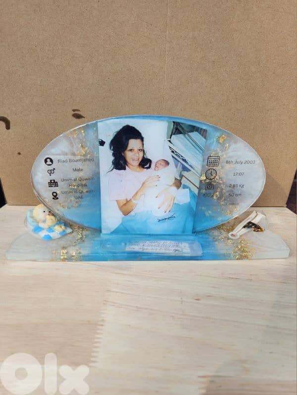 Resin newborn keepsake 0