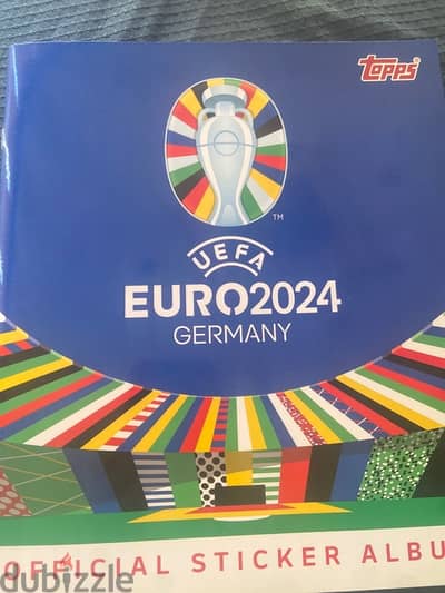TOPPS UEFA EURO 2024 STICKER ALBUM 80% completed