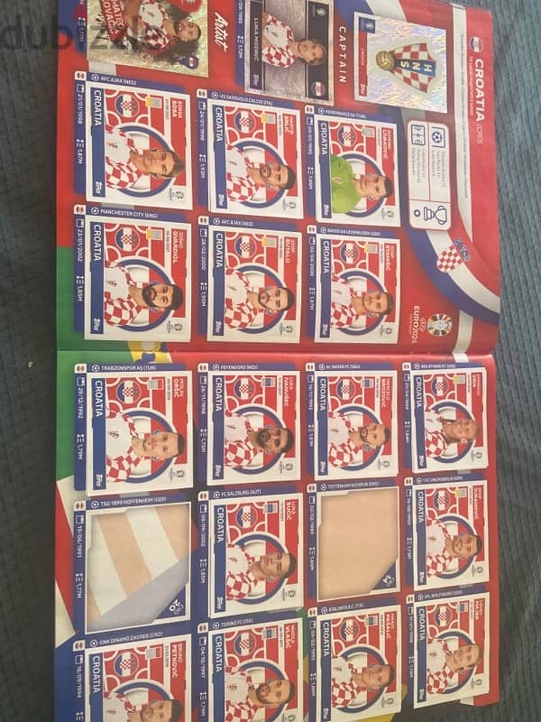 TOPPS UEFA EURO 2024 STICKER ALBUM 80% completed 1