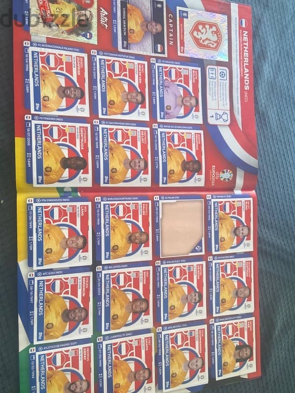 TOPPS UEFA EURO 2024 STICKER ALBUM 80% completed 2