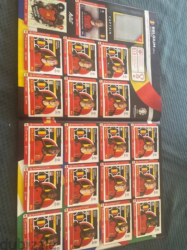 TOPPS UEFA EURO 2024 STICKER ALBUM 80% completed 3