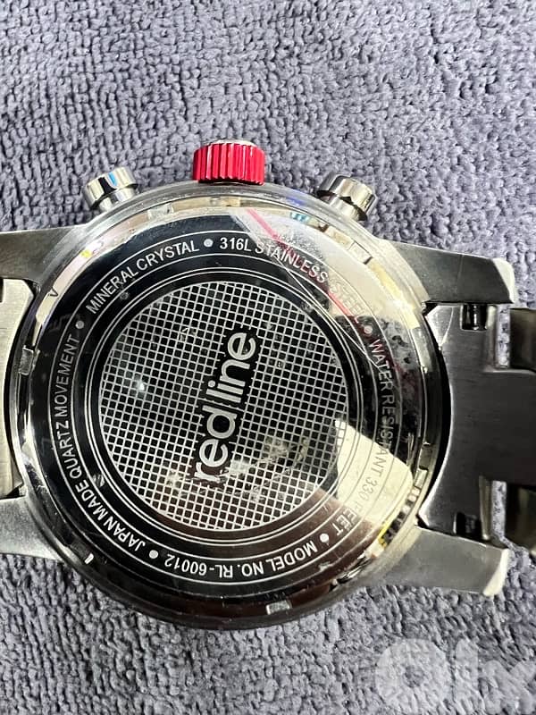 ساعة يد رجالي Red line 1