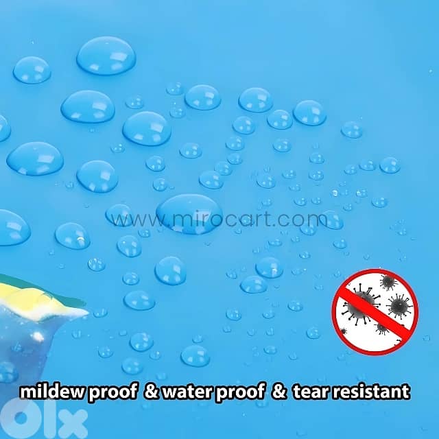 Underwater Shower Curtain, Waterproof Bathroom Liner (180cm), 12 Hooks 7