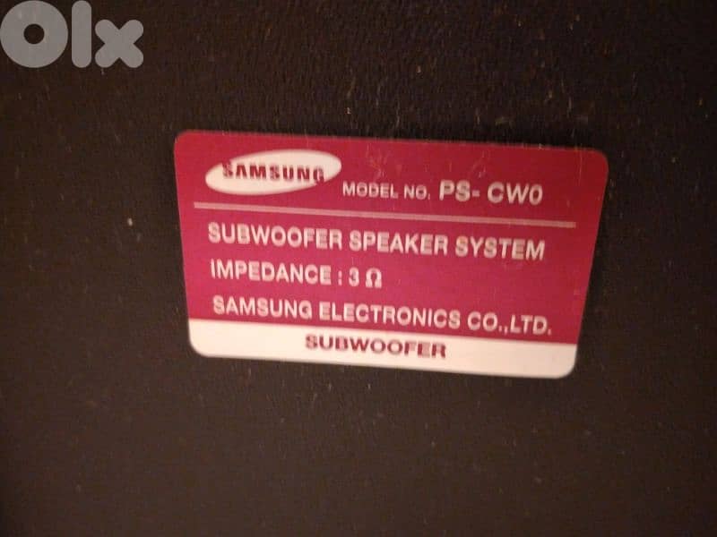 Sumsang home surround system 19