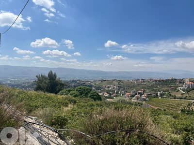 zahle dhour land 1300 sqm for sale panoramic view #6615