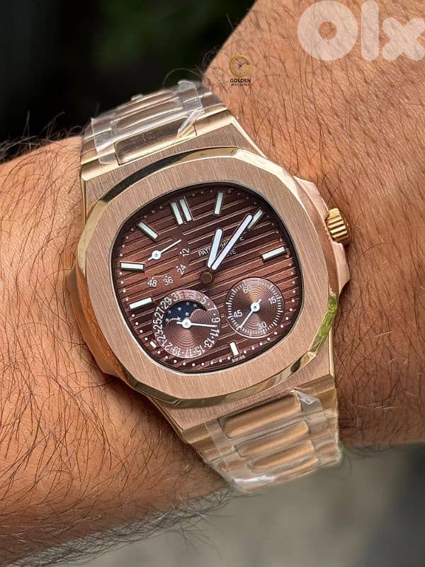 Patek Philippe Nautilus Moonphase Rosegold 0