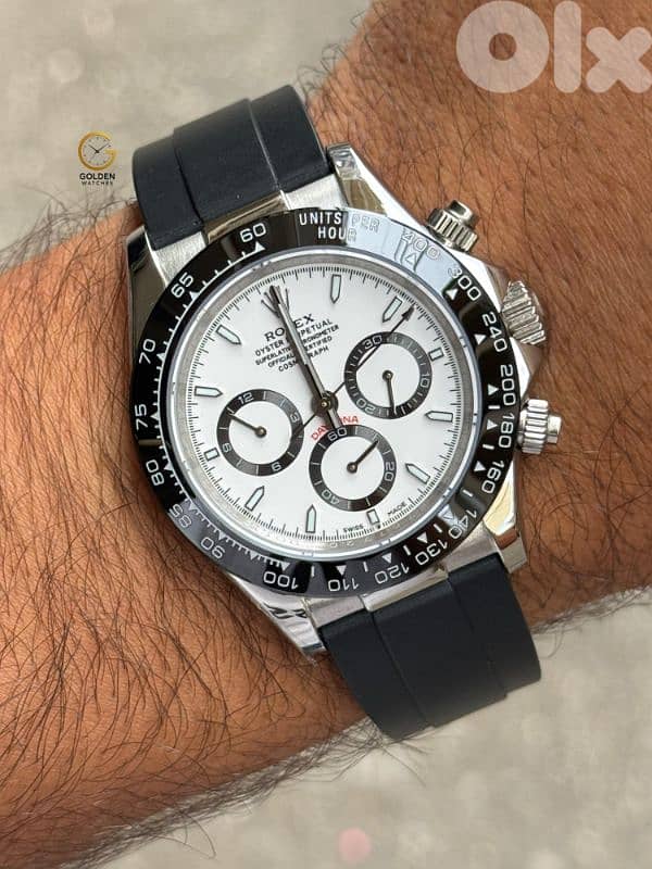 Rolex Daytona Panda Oysterflex 0