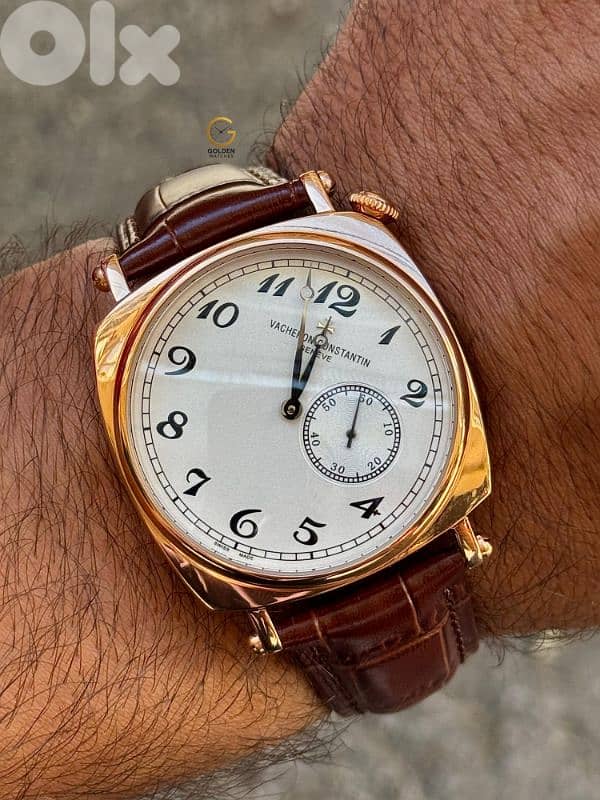 Vacheron Constantin Leather Automatic Chronograph 0