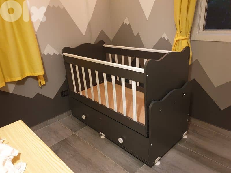 rocking bed for baby  تخت هزاز 0
