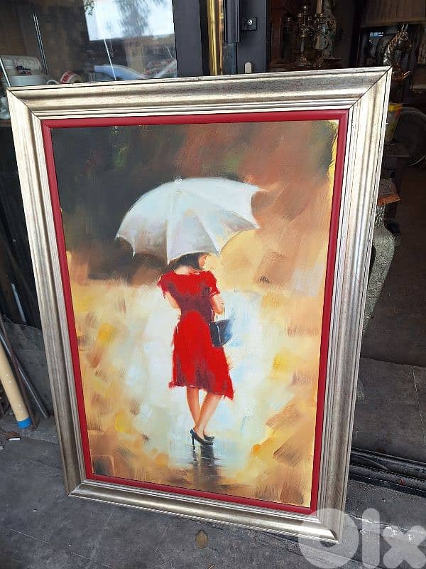 لوحة رسم زيتي راقي سعر لقطة 0