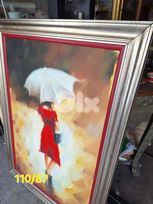 لوحة رسم زيتي راقي سعر لقطة 1