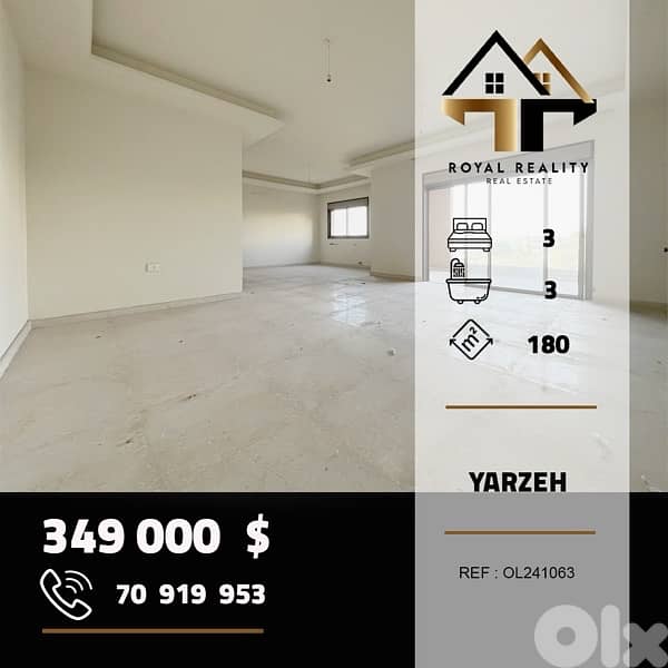 apartments for sale in yarzeh - شقق للبيع في اليرزة 0