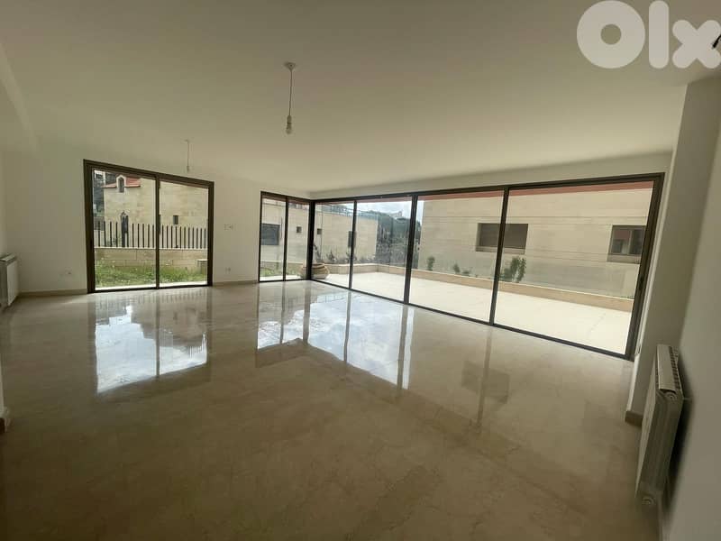 Brand New Apartment+Garden&Terrace 4 Sale in Broumana - برمانا 0