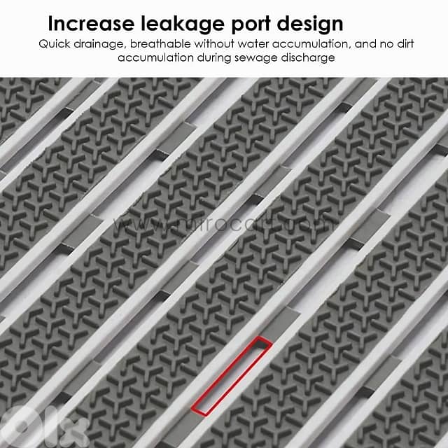 Textured Non-Slip Bathroom Mat, 70x40cm Rubber Mat for Bathtub, Shower 6