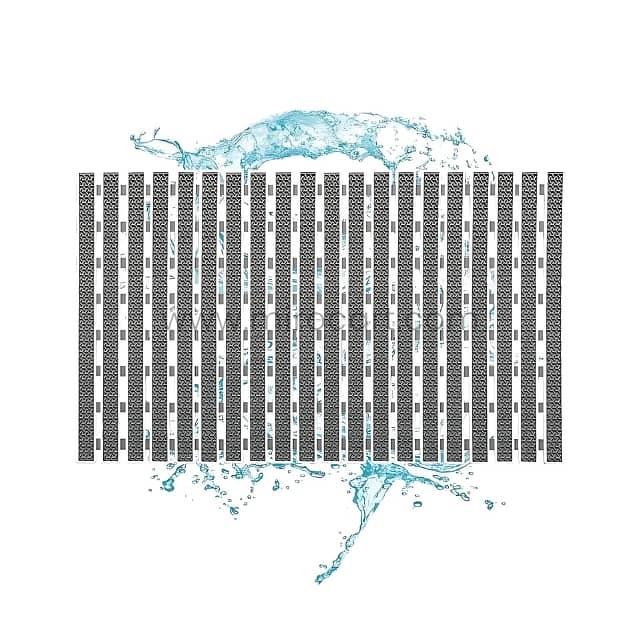 Textured Non-Slip Bathroom Mat, 70x40cm Rubber Mat for Bathtub, Shower 9