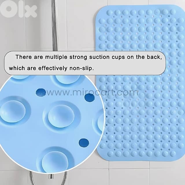 Non-Slip Massage Bathtub Mat – 70x40cm PVC Mat for Showers & Tubs 7