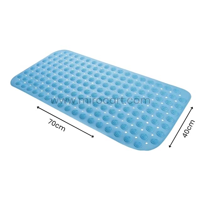 Non-Slip Massage Bathtub Mat – 70x40cm PVC Mat for Showers & Tubs 10