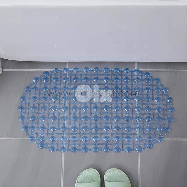 Non-Slip Shower Mat – 65x35cm PVC Mat w/ Suction Cups & Drain Holes 2