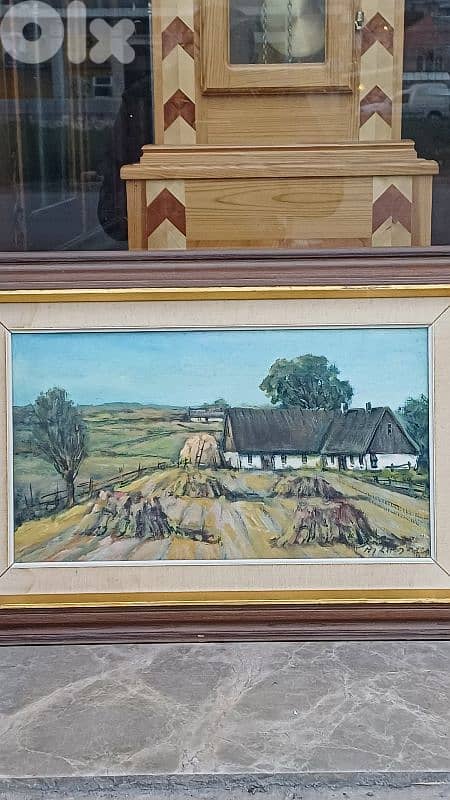 لوحة رسم زيتي اوروبية 2
