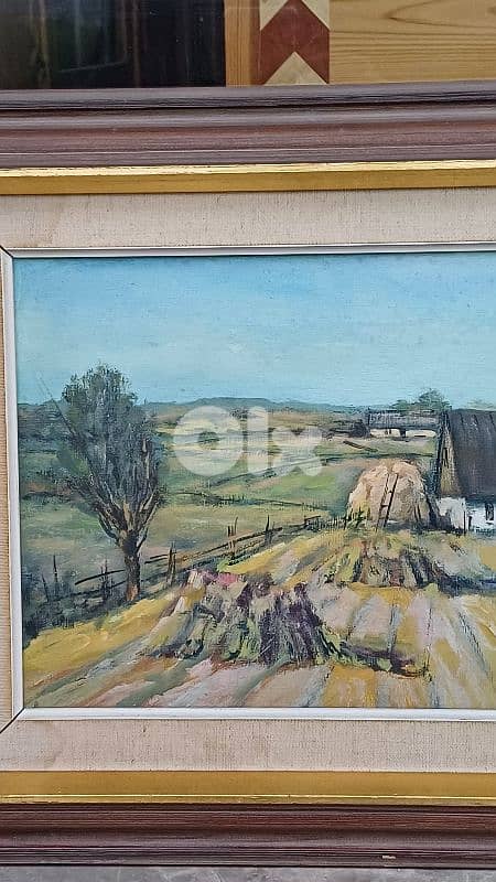 لوحة رسم زيتي اوروبية 6