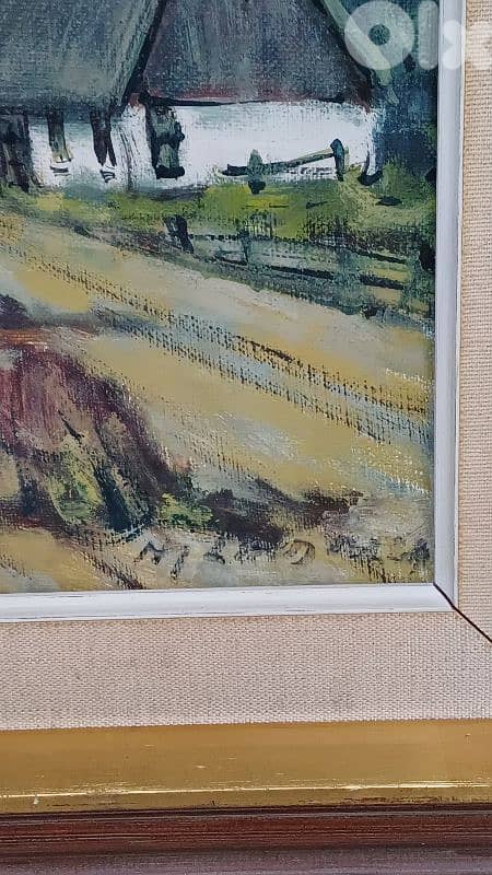 لوحة رسم زيتي اوروبية 7