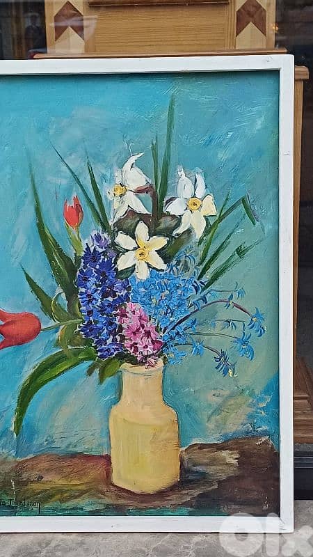 لوحة رسم زيتي اوروبية 2