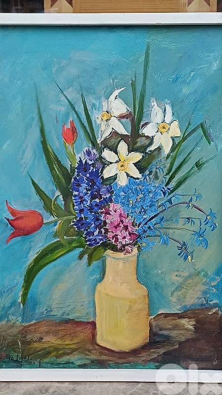 لوحة رسم زيتي اوروبية 4