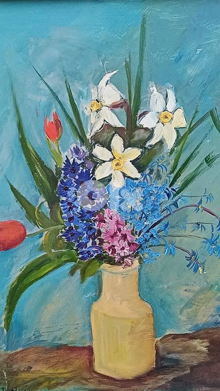 لوحة رسم زيتي اوروبية 5