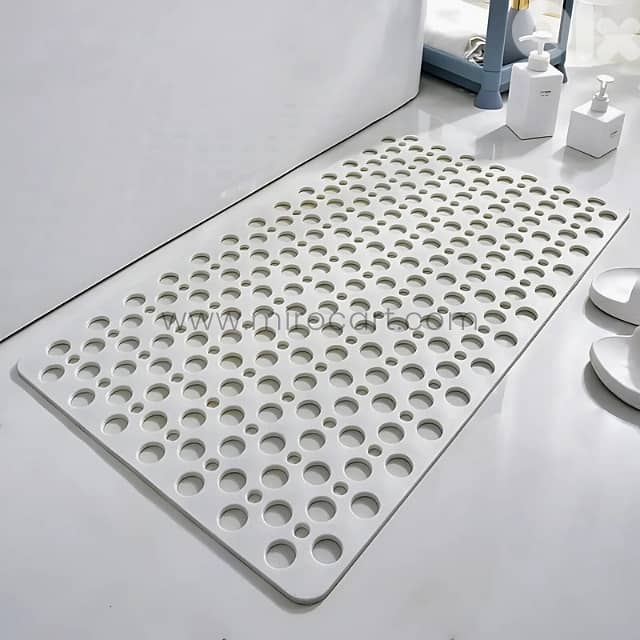 Non-Slip Massage Bath Mat 50x50cm – Textured PVC with 160 Suction Cups 8