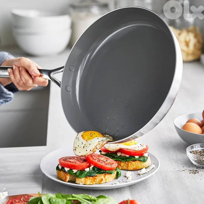 Green Pan Stainless Steel 10-Piece Cookware Set | Mirror Handles 3