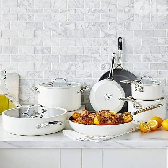 Eras Ceramic Non-Stick 11-piece Cookware Set GreenPan 1