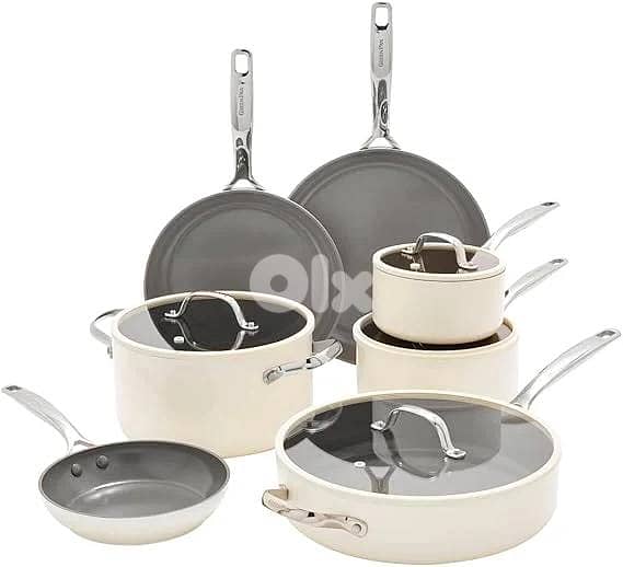 Eras Ceramic Non-Stick 11-piece Cookware Set GreenPan 3